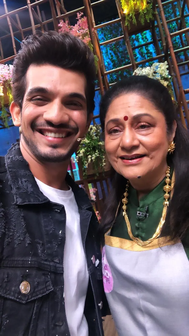 Arjun Bijlani, Aruna Irani