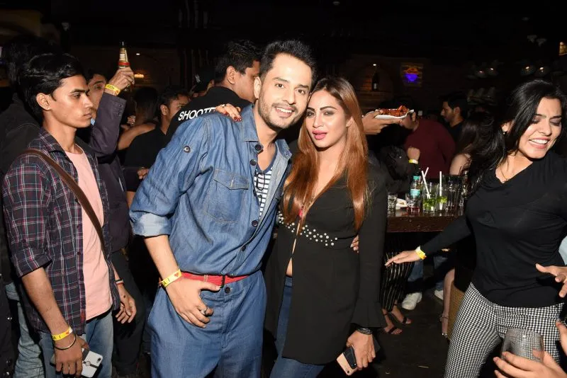 Kunal Pandit and Arshi Khan