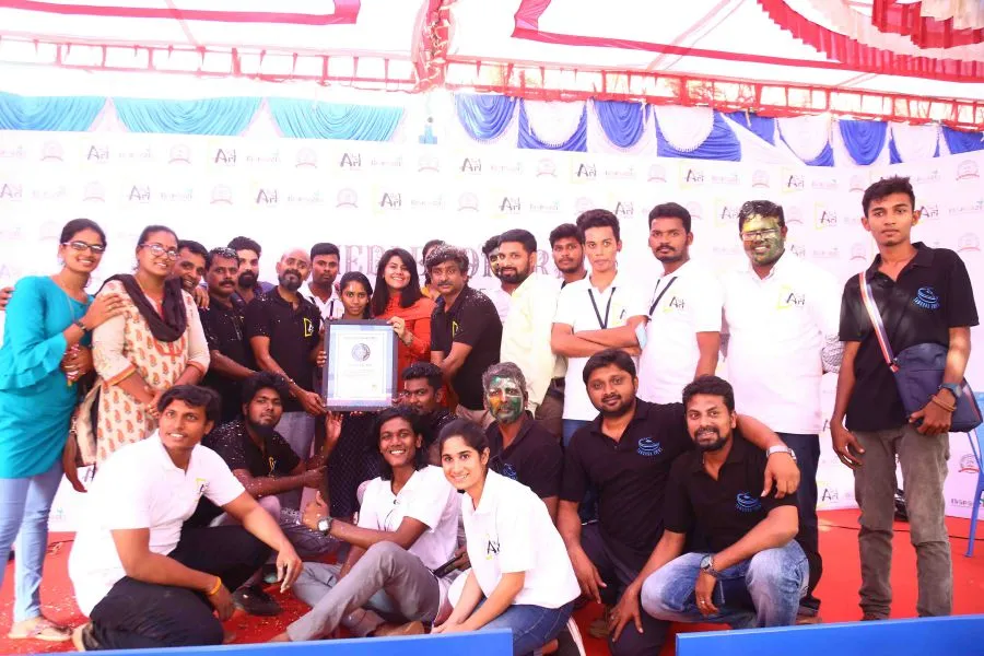 L Ramchandran - Guiness Book World Record with the team
