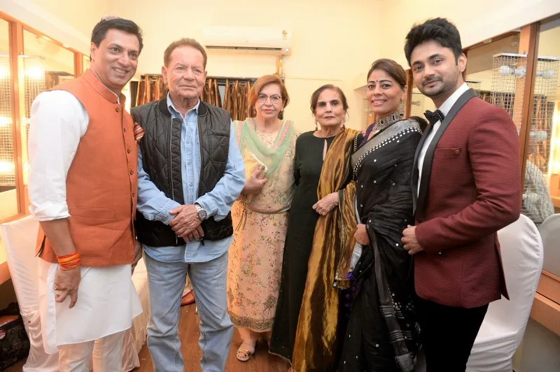 Madhur Bhandarkar, Salim Khan, Helen, Salma Khan, Renu Namboodiri and RJ Anmol 