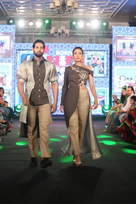 Model Walks The Ramp At Layer'M 2019