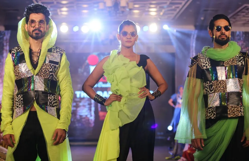 Model Walks The Ramp At Layer'M 2019