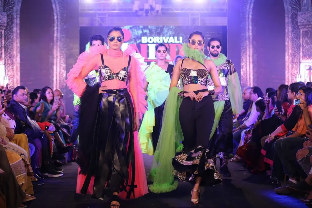 Model Walks The Ramp At Layer'M 2019