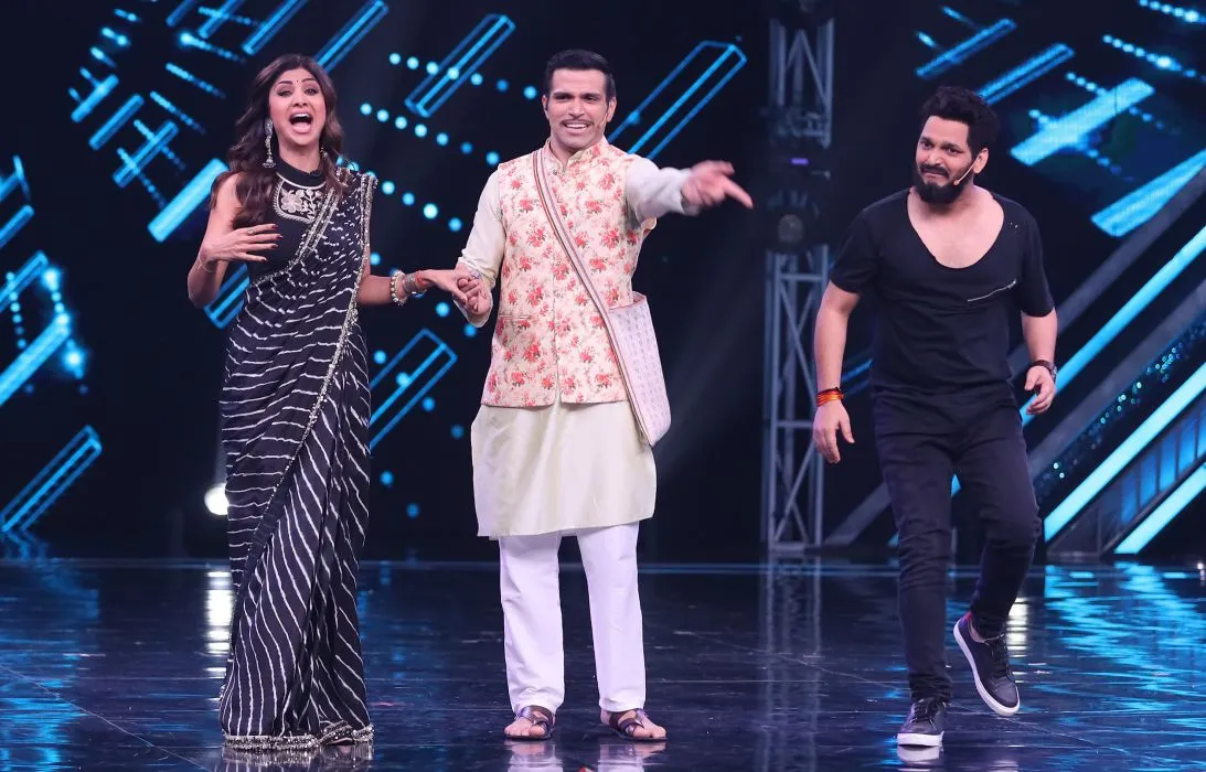 Shilpa Shetty with Rithwik Dhanjani and Paritosh Tripathi