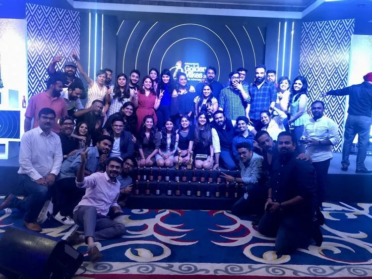 Team Radio City wins the 'Radio Station of the year'award at the Golden Mikes Award 2019