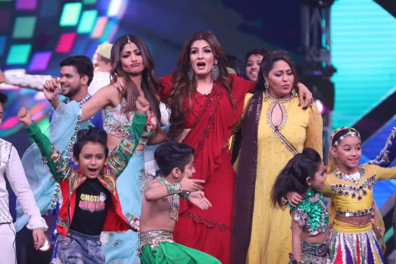 Shilpa Shetty, Raveena Tandon, Geeta Kapur