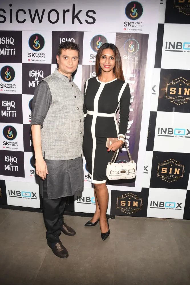 Siddharth Kasyap with Sandhya Shetty 