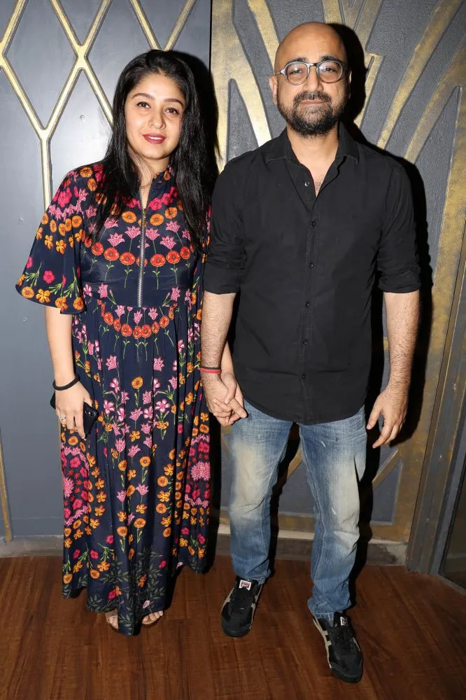 Sunidhi Chauhan with husband 