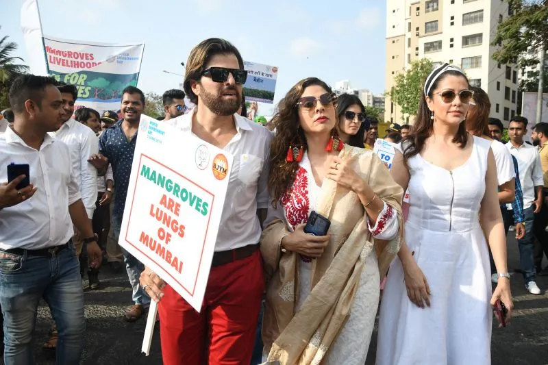 Bhaktiyar and Tanaaz Irani with Aditi Govitrikar