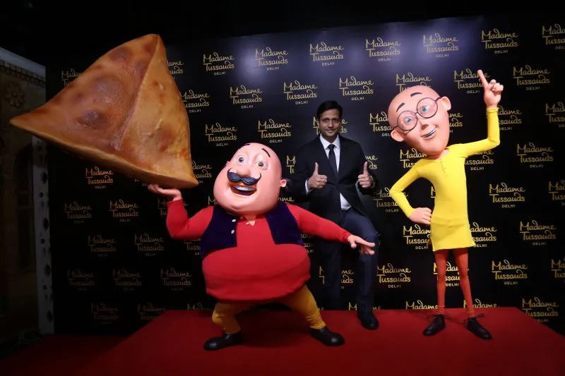 Anshul Jain with Motu Patlu figure