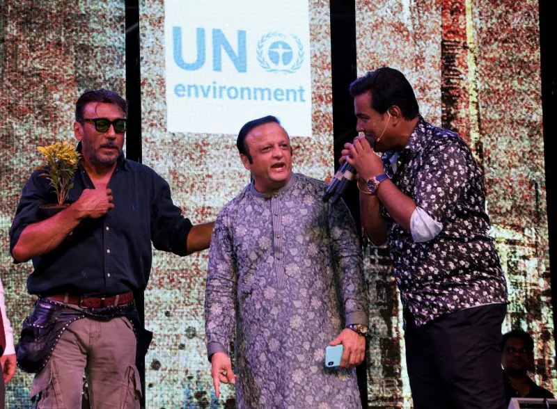 Jackie Shroff, Asif Bhamla and Meraj Husain