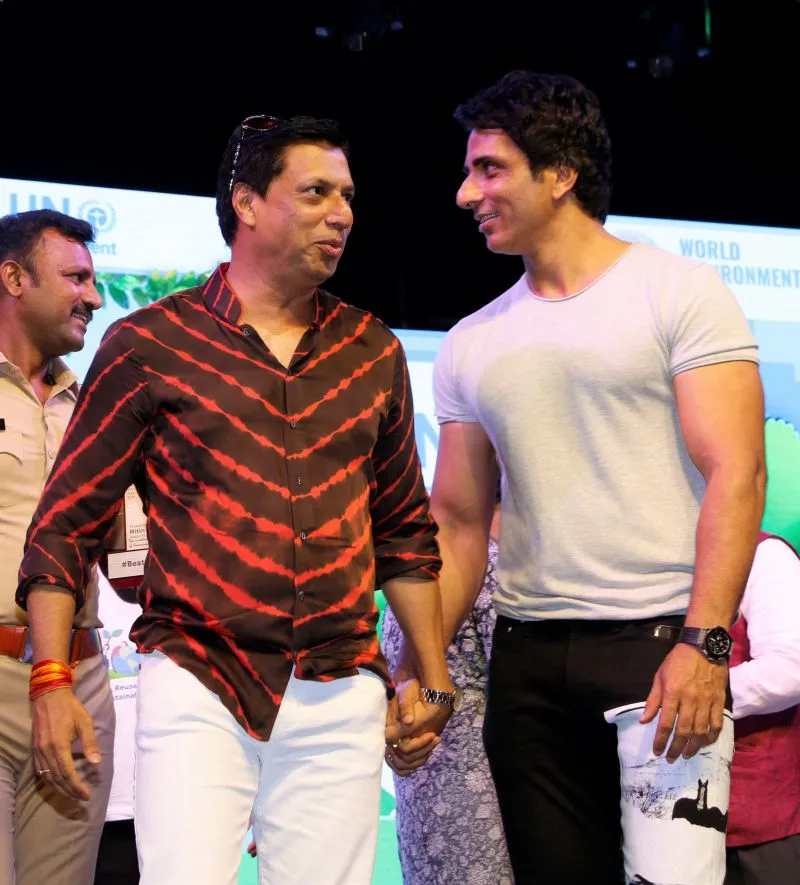 Madhur Bhandarkar and Sonu Sood 