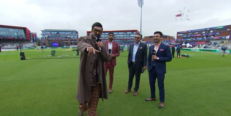 Ranveer Singh, Harbhajan Singh, Virendra Sehwag, Jatin Sapru