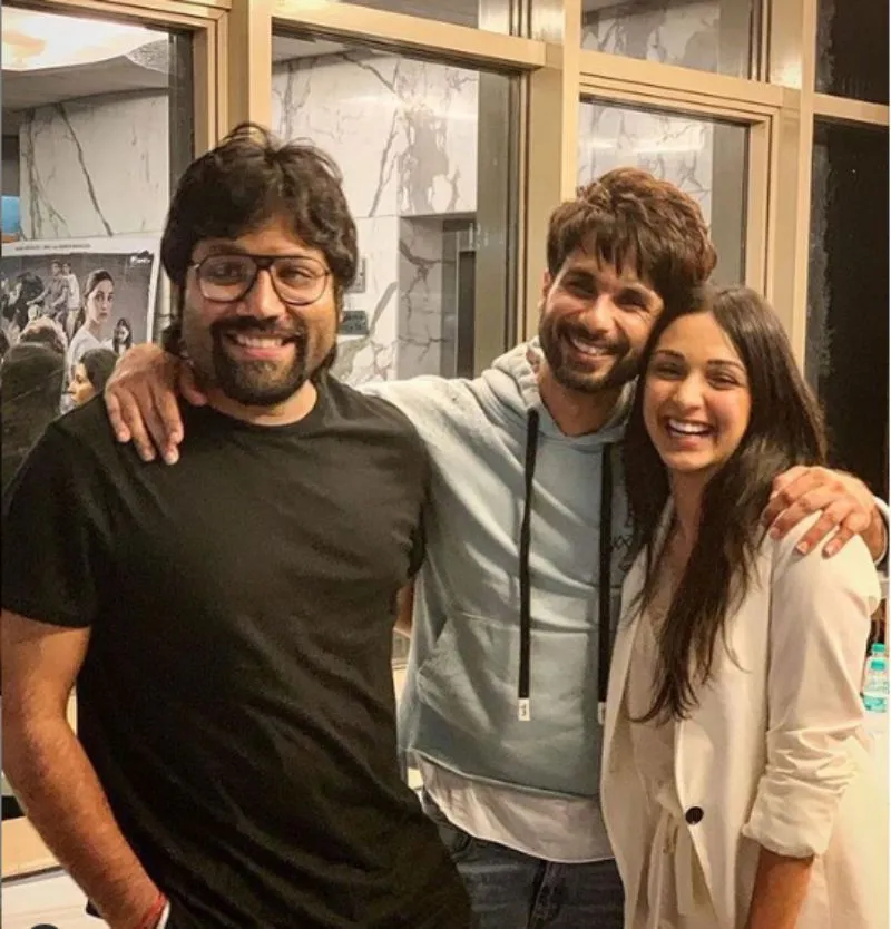 Sandeep Reddy Vanga, Shahid Kapoor and Kiara Advani