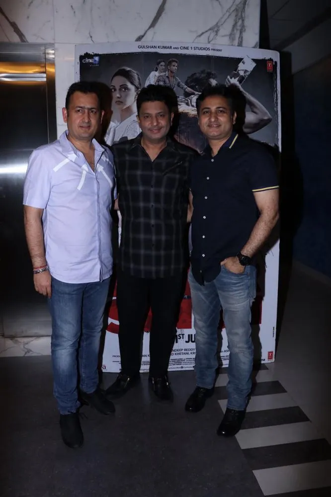 Vinod Bhanushali, Bhushan Kumar and Shiv Chanana