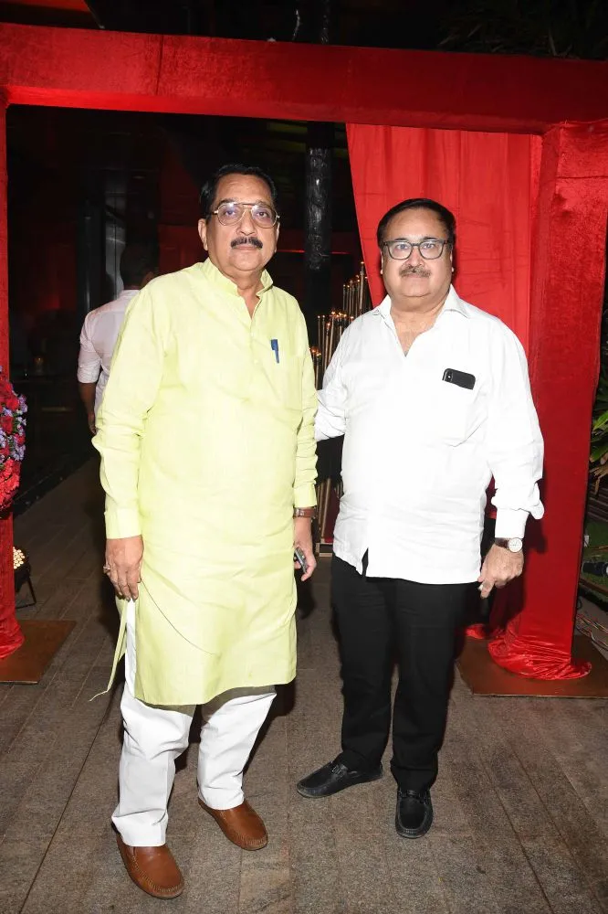 Raj K Purohit with Prakash Mehta