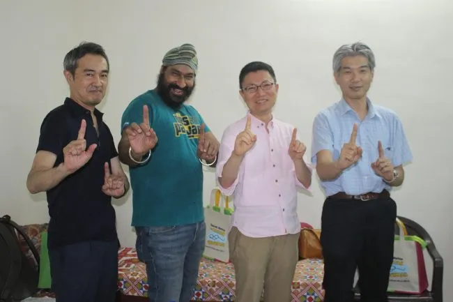 3 senior executives from Sony Corporation Japan came set visiting of TMKOC_Bhangra