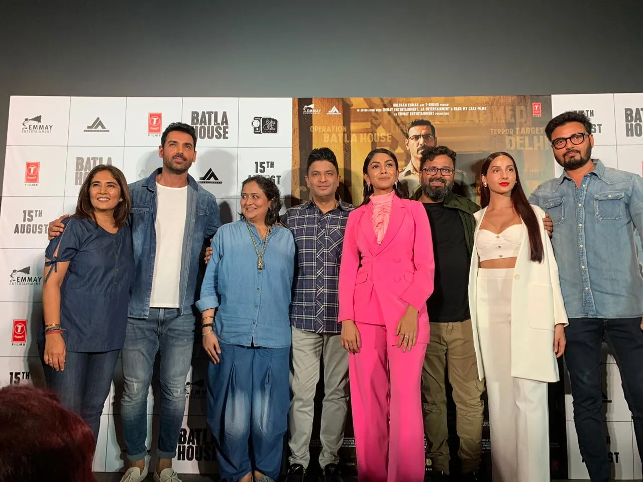 John Abraham, Bhushan Kumar, Mrunal Thakur, Nikhil Advani, Nora Fatehi