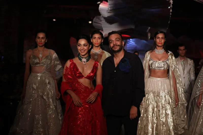 Kiara Advani and Amit Aggarwal showcasing at FDCI India Couture Week 2019