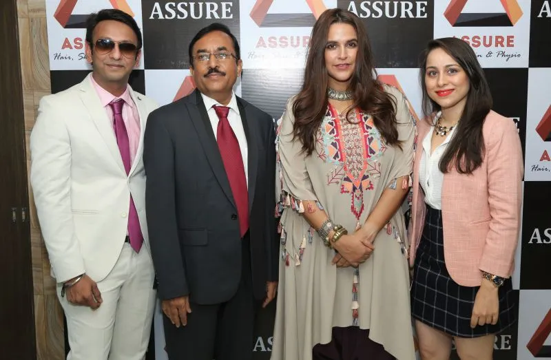 Team Assure with Neha Dhupia