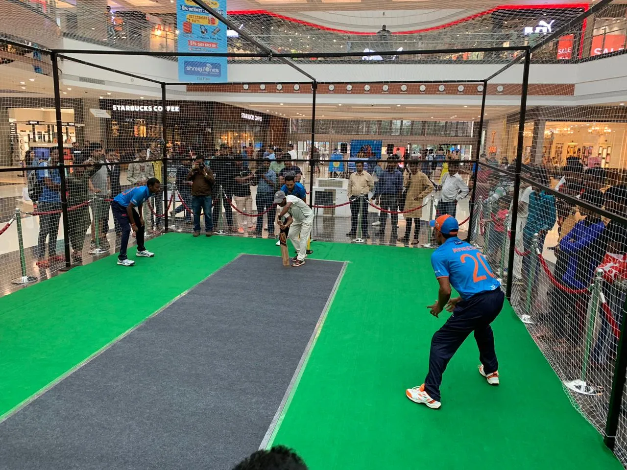 Wadekar Warriers playing cricket with the visitors