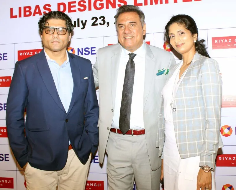 Riyaz Gangji, Boman Irani, Reshma Gangji 