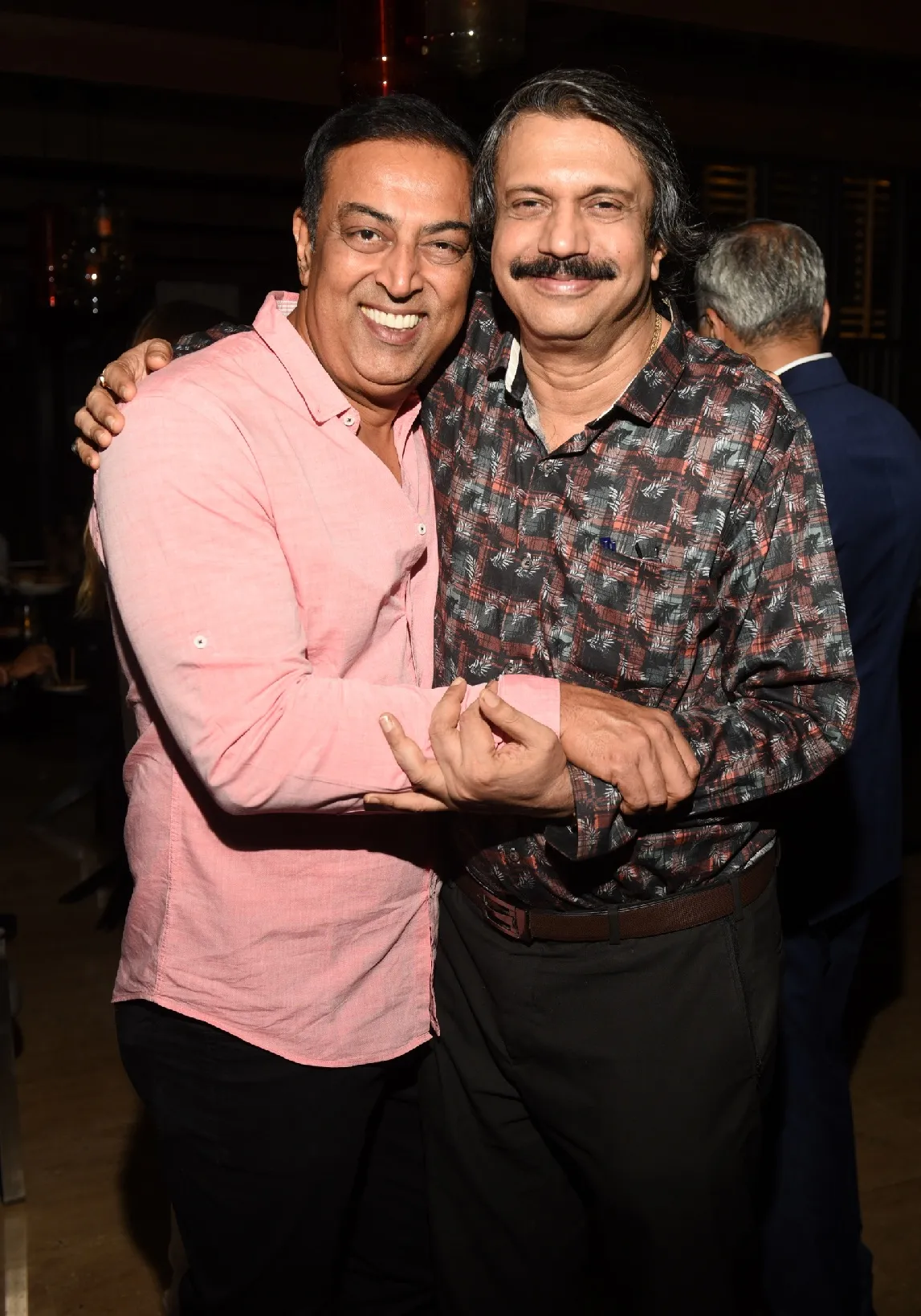 Chaitanya P with Vindu Dara Singh