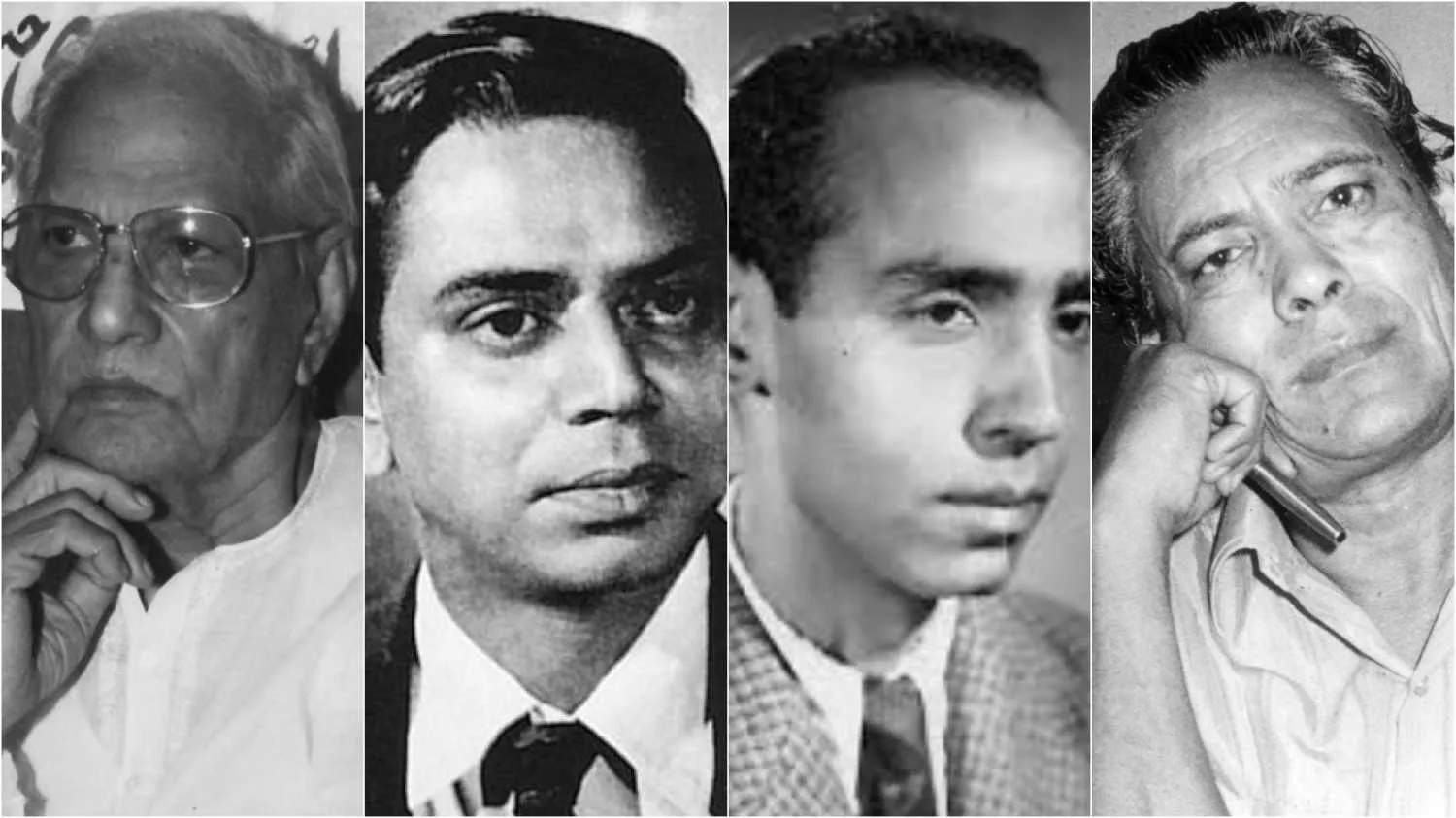 Anand bakshi, Hasrat Jaipuri, Majrooh, Sahir and Shailendra