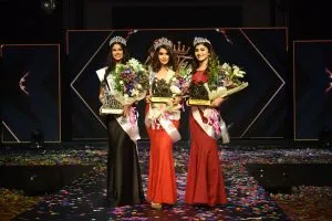 003. Swara Mandalik (2nd Runners Up ) Bhakti Jani (Winner First India) Victoria Fernandes (1st Runners Up) during First India Queen 2022 Edition DSC_6692