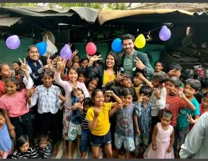 Abhishek Bajaj celebrated his birthday with underprivileged kids (6)