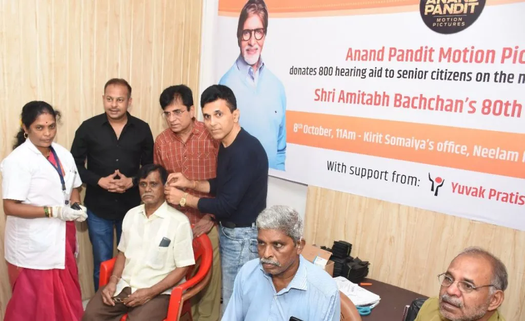 Anand Pandit pledges meals to 8000 children and 800 hearing aids to mark Big B's 80th birthday (1)