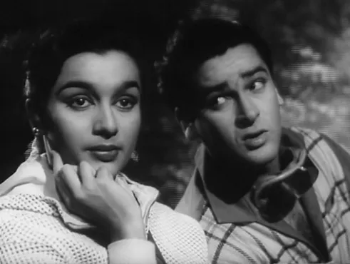 Asha Parekh with Shammi Kapoor in Dil Dekhe Dekho---01