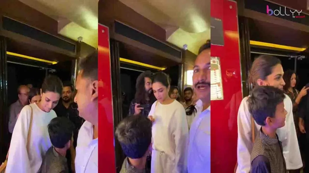 Deepika Padukone Embraces Chhello Show Star Bhavin Rabari At Special Screening 2
