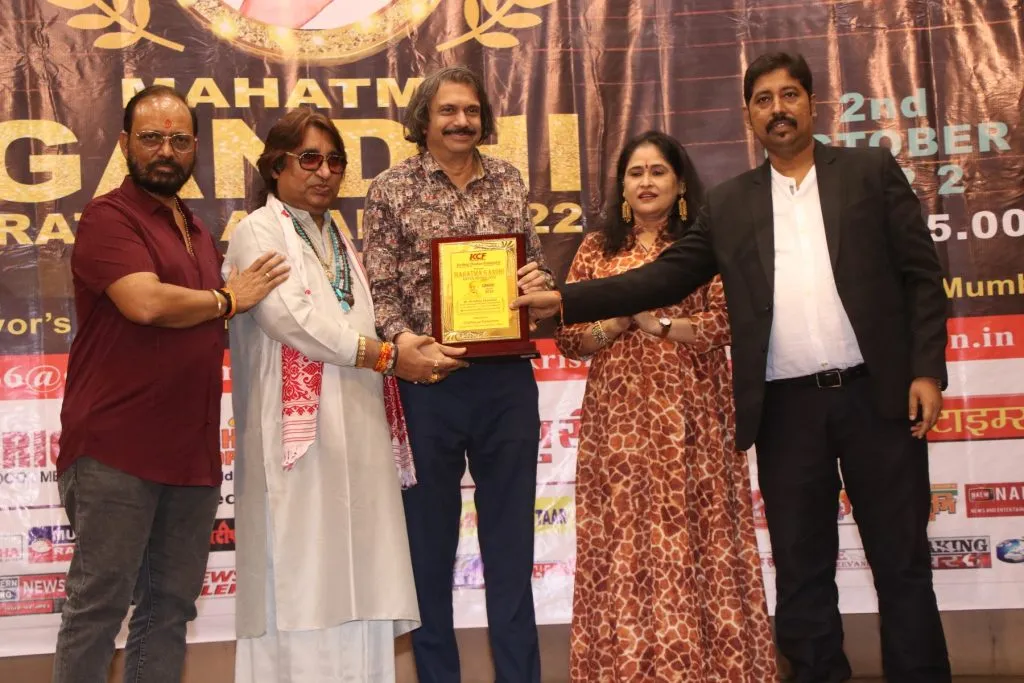Gandhi Jayanti Awards-Chaitanya Padukone with Celebs and Krishna Chauhan-2022