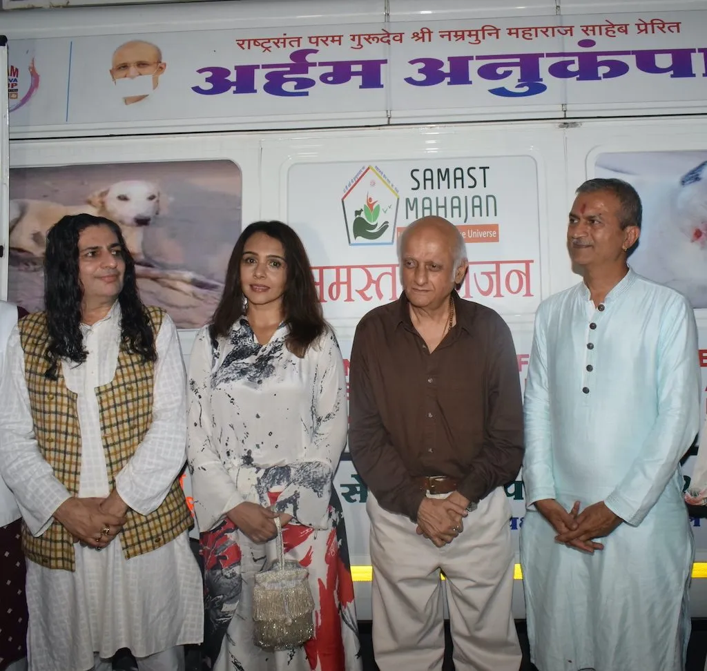 Pandit Somesh Mathur, Actress Suchitra Krishnamurthy, Shri. Mukesh Bhatt,, Shri. Girish Shah