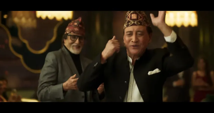 Uunchai--Amitabh, Danny dancing--
