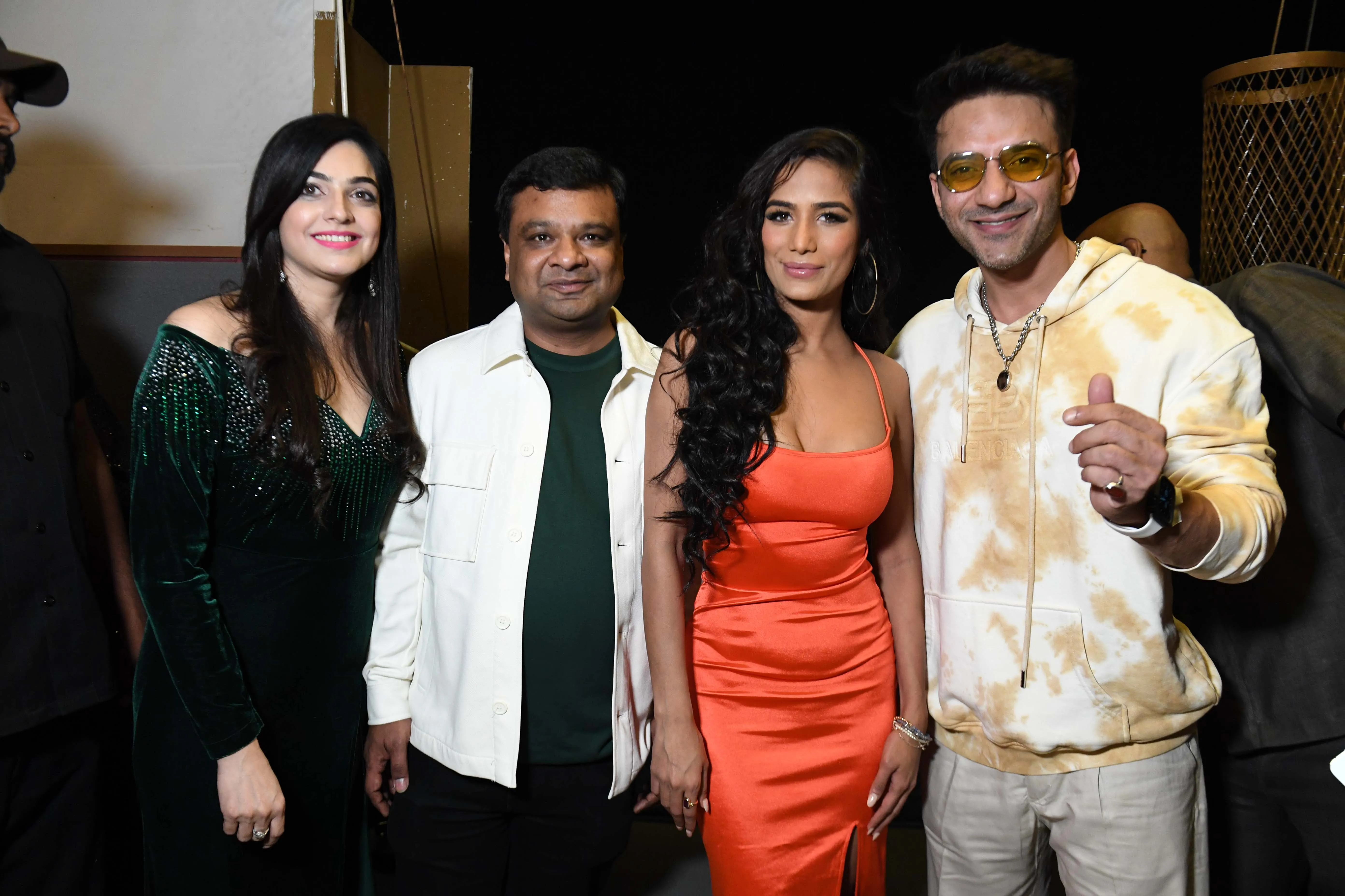 007. Ami Neema, Navin Agarwal, Poonam Pandey, Ali Merchant during the launch of DIABLO in INDORE DSC_1671