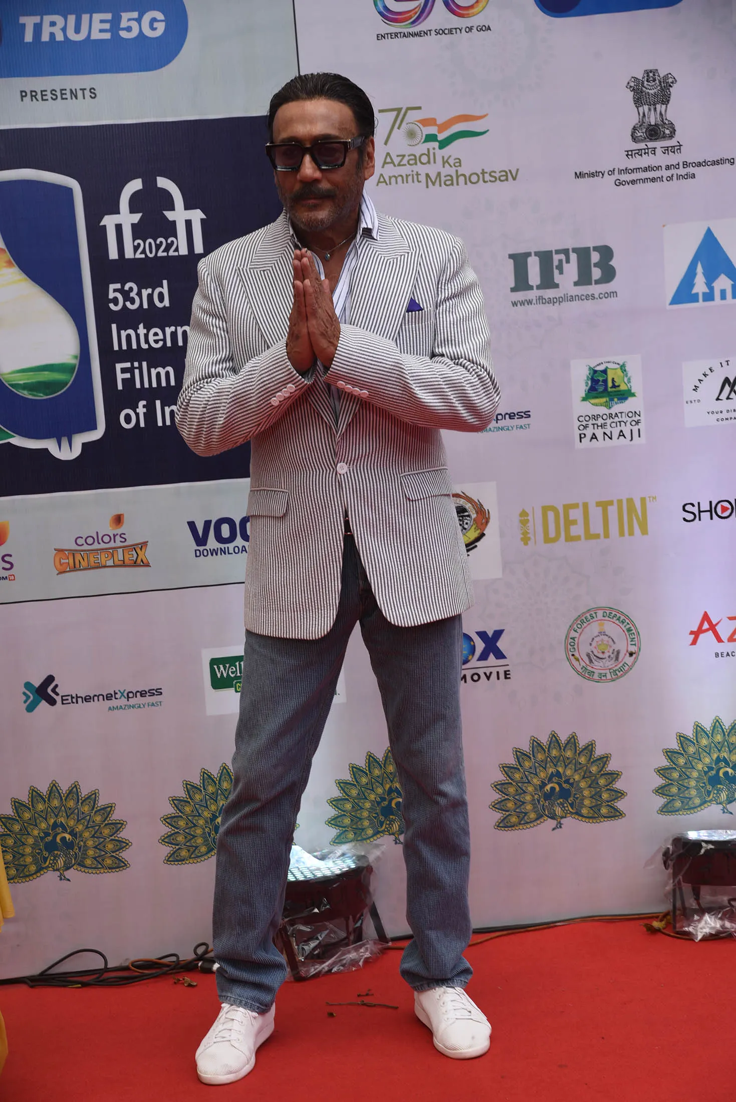 Actor Jackie Shroff at the red carpet