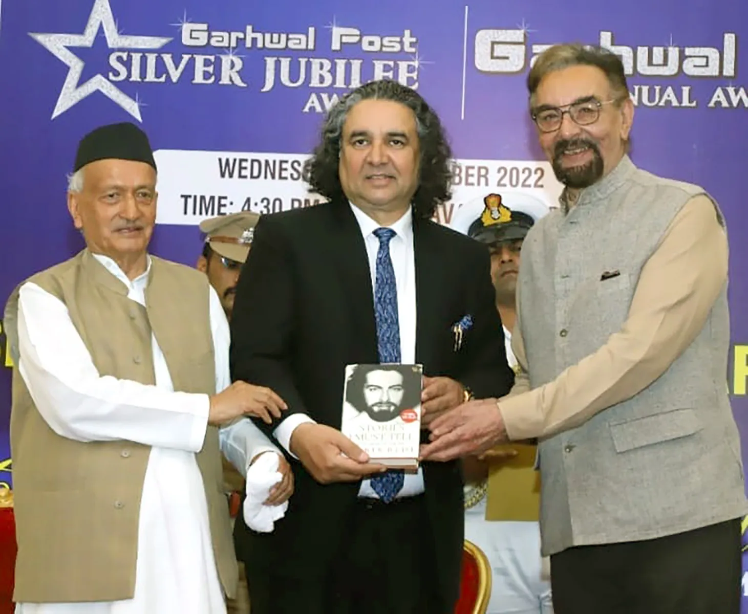 Bhagat Singh Koshiyari,Satish Sharma & Kabir Bedi