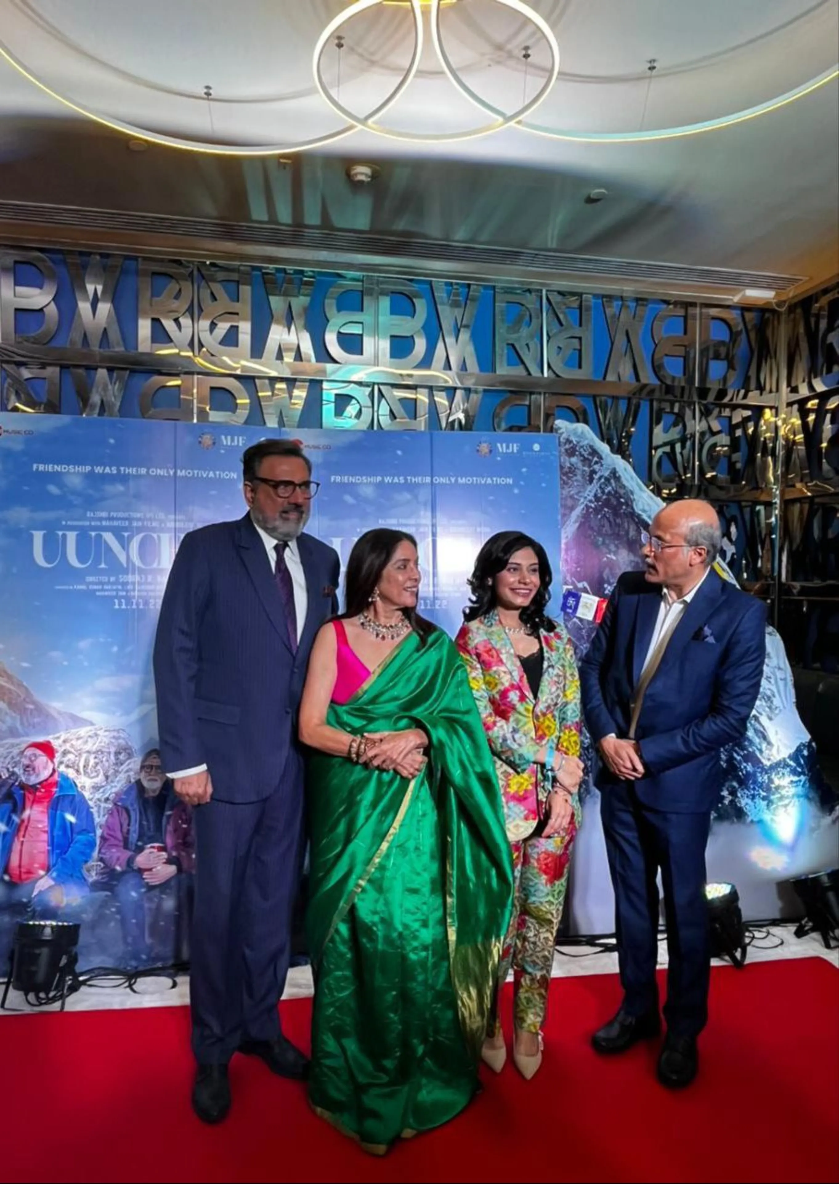 Boman Irani, Neena Gupta, Natasha Malpani Oswal, Sooraj Barjatya