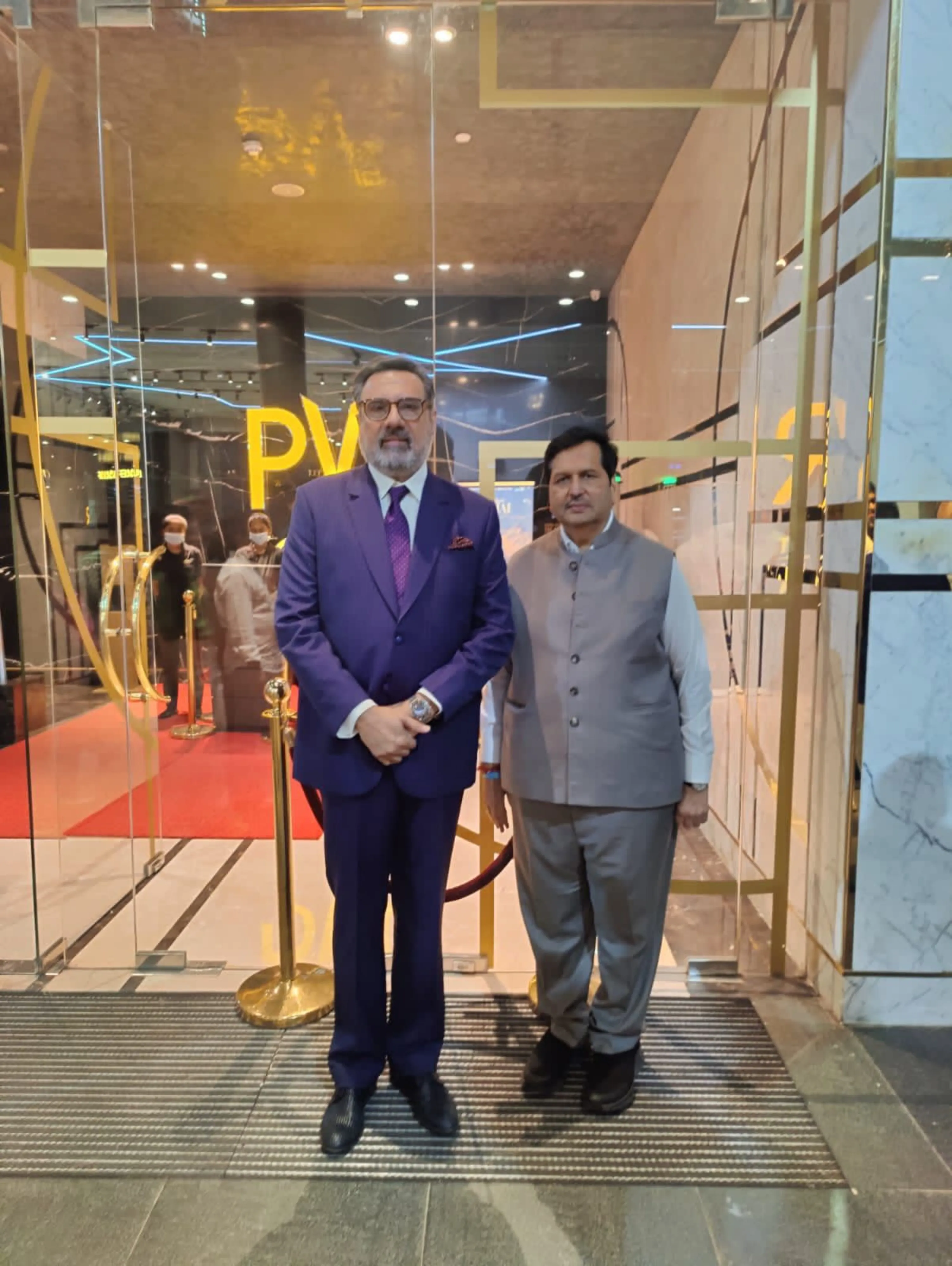 Boman Irani and Mangal Prabhat Lodha