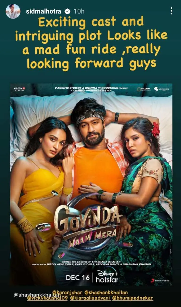 Govinda Naam Mera OTT film poster