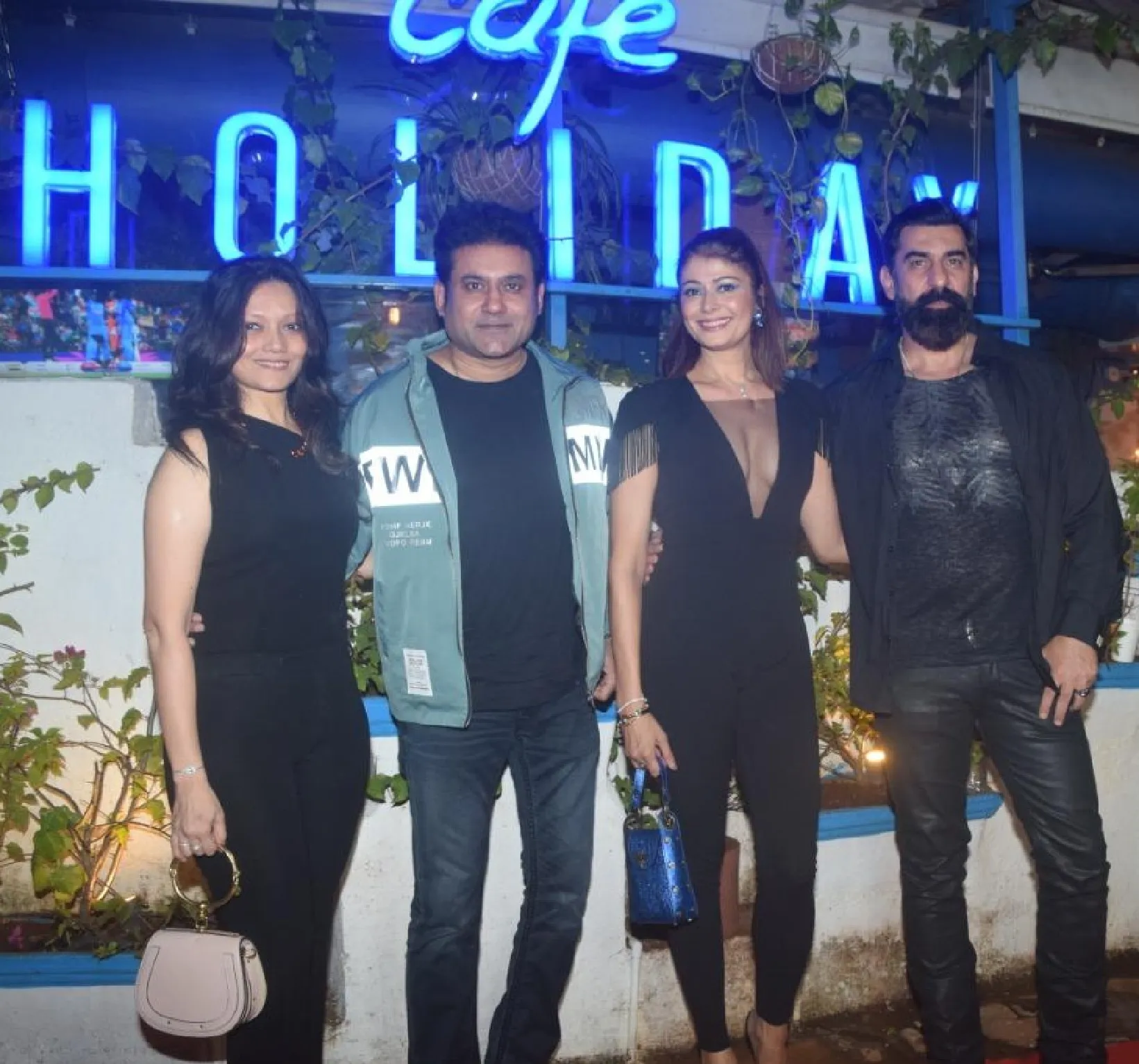 Joe Rajan with Pooja Batra and respective spouses