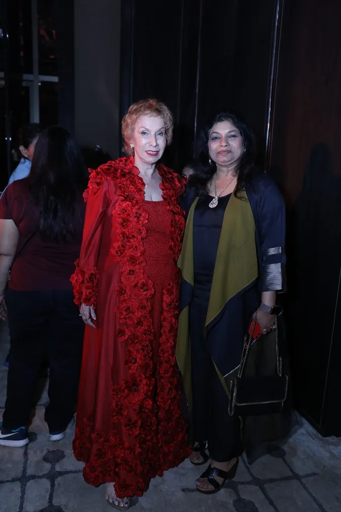 L-R Blossom Kochhar and Jewellery Designer Archana Aggarwal