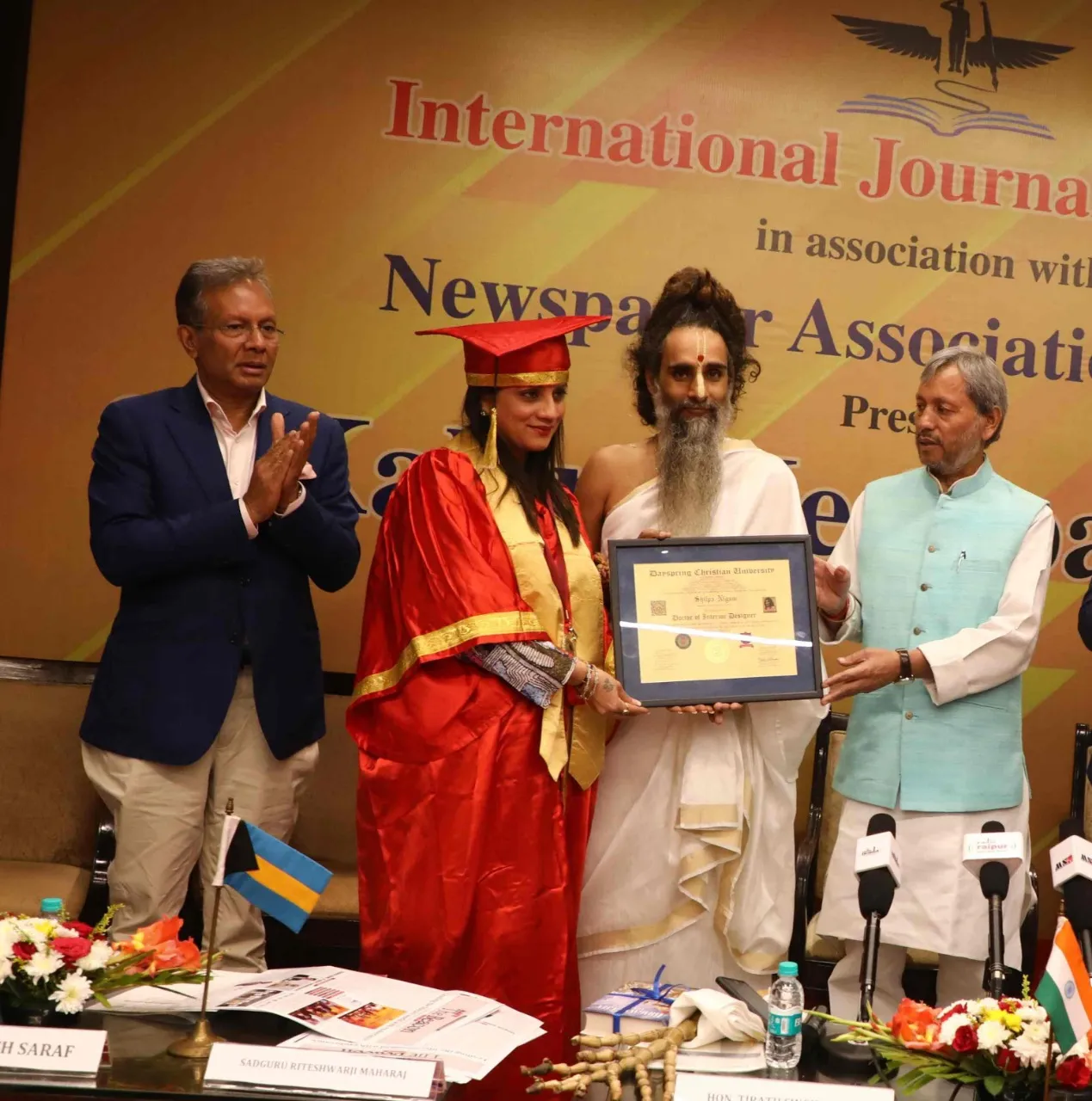 Many people were awarded doctorate degrees by Despring Christian University in Marwah Studio Precinct (1)