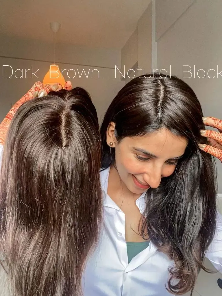 Nish Hair- Brown Hair Topper