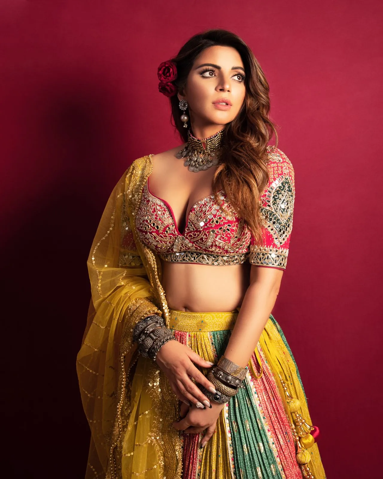 Shama Sikander rules hearts with her Traditional Fashion Game (2)