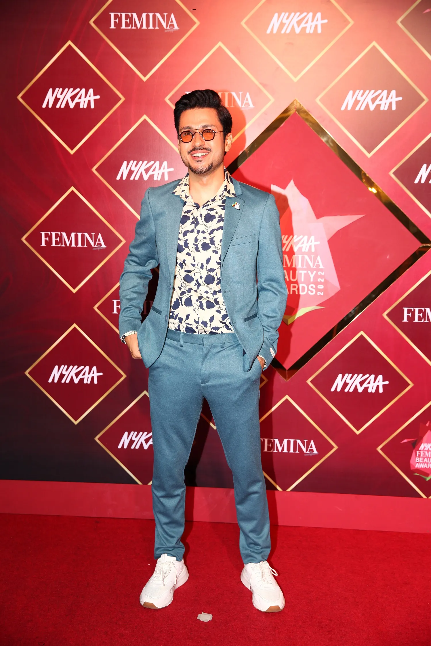 Amol Parashar at the red carpet of Nykaa Femina Beauty Awards 2022