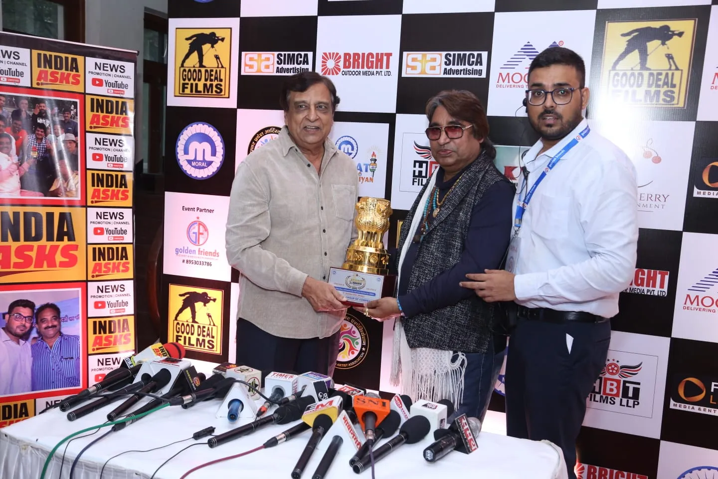 Film Maker K C Bokadia, Music Composre Dilip Sen Zuber S Sheikh