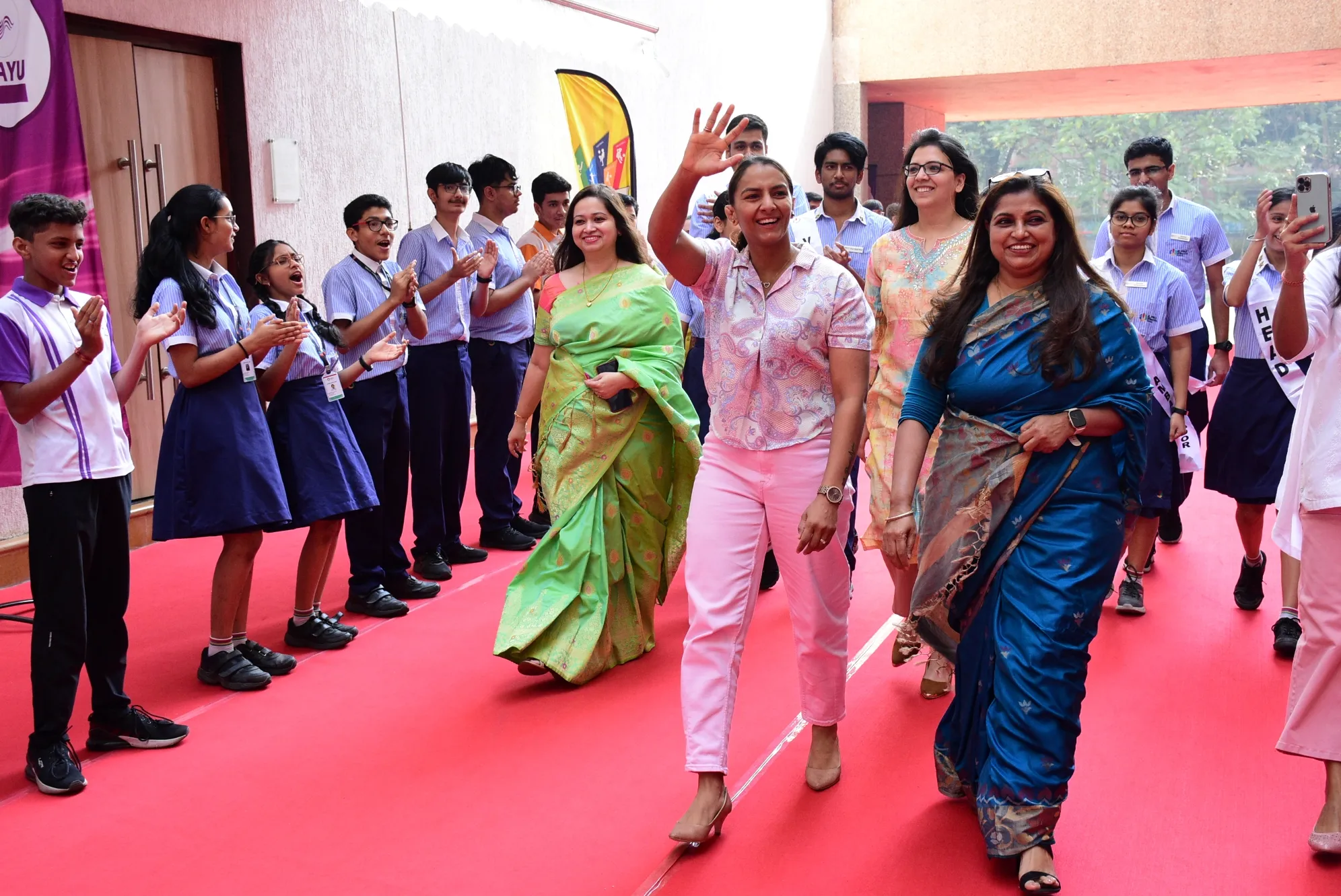 Geeta Phogat at Elpro International School (2)